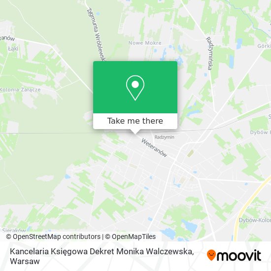 Kancelaria Księgowa Dekret Monika Walczewska map