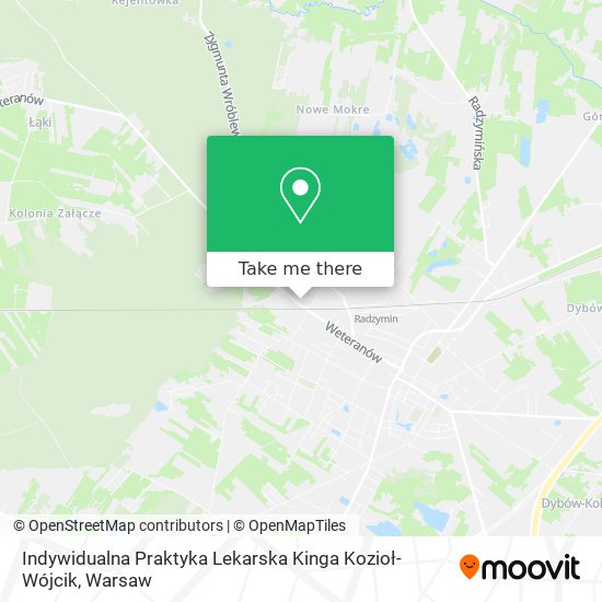 Indywidualna Praktyka Lekarska Kinga Kozioł-Wójcik map