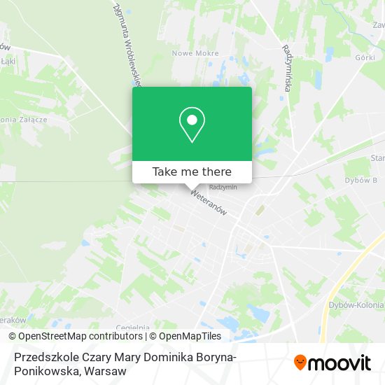 Przedszkole Czary Mary Dominika Boryna-Ponikowska map