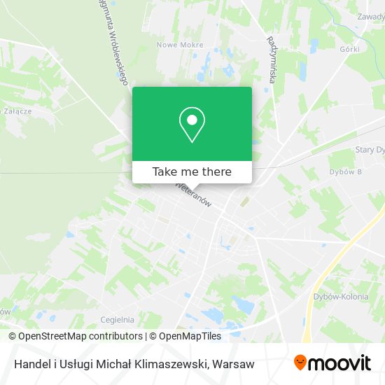 Handel i Usługi Michał Klimaszewski map