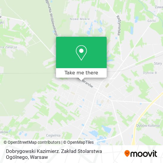 Dobrygowski Kazimierz. Zakład Stolarstwa Ogólnego map