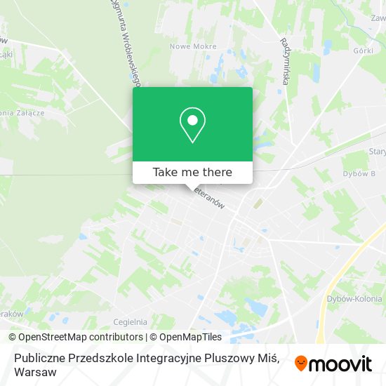 Publiczne Przedszkole Integracyjne Pluszowy Miś map