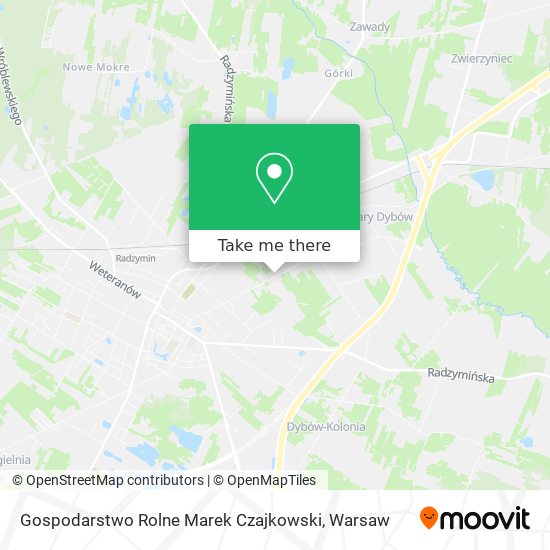 Gospodarstwo Rolne Marek Czajkowski map