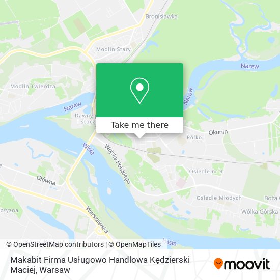 Makabit Firma Usługowo Handlowa Kędzierski Maciej map