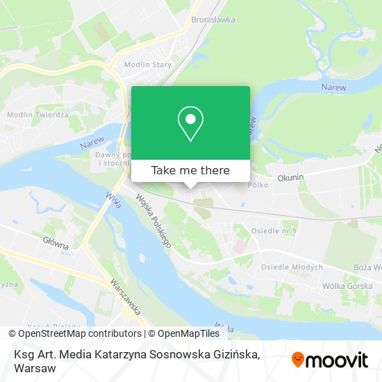 Ksg Art. Media Katarzyna Sosnowska Gizińska map