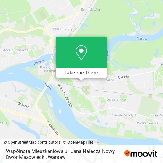 Wspólnota Mieszkaniowa ul. Jana Nałęcza Nowy Dwór Mazowiecki map