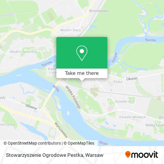 Stowarzyszenie Ogrodowe Pestka map