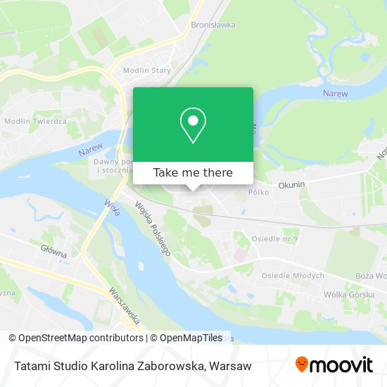 Tatami Studio Karolina Zaborowska map