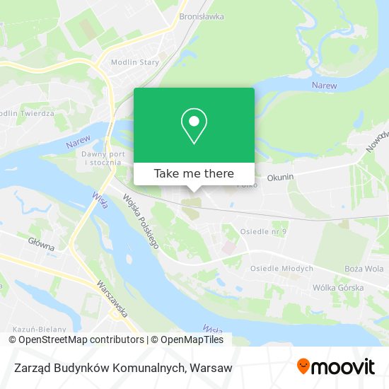 Zarząd Budynków Komunalnych map