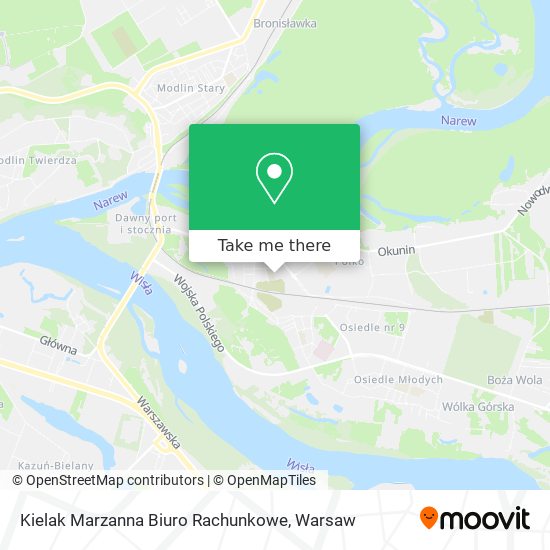 Kielak Marzanna Biuro Rachunkowe map