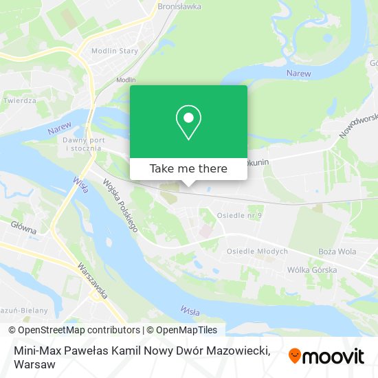 Mini-Max Pawełas Kamil Nowy Dwór Mazowiecki map