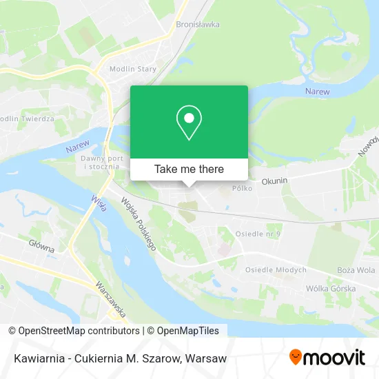 Kawiarnia - Cukiernia M. Szarow map
