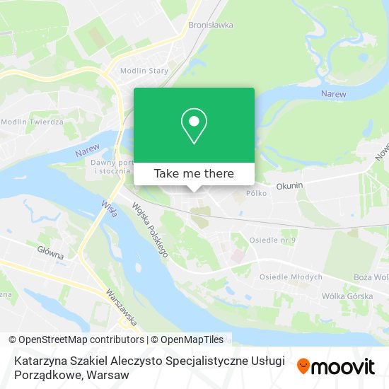 Katarzyna Szakiel Aleczysto Specjalistyczne Usługi Porządkowe map