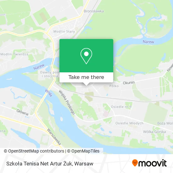 Szkoła Tenisa Net Artur Żuk map