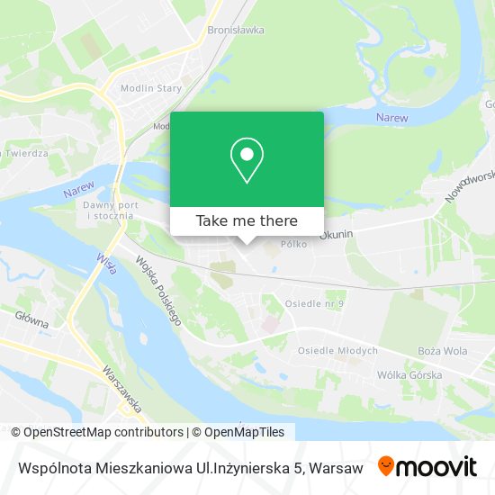 Wspólnota Mieszkaniowa Ul.Inżynierska 5 map