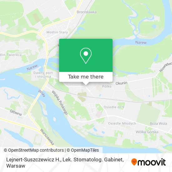 Lejnert-Suszczewicz H., Lek. Stomatolog. Gabinet map