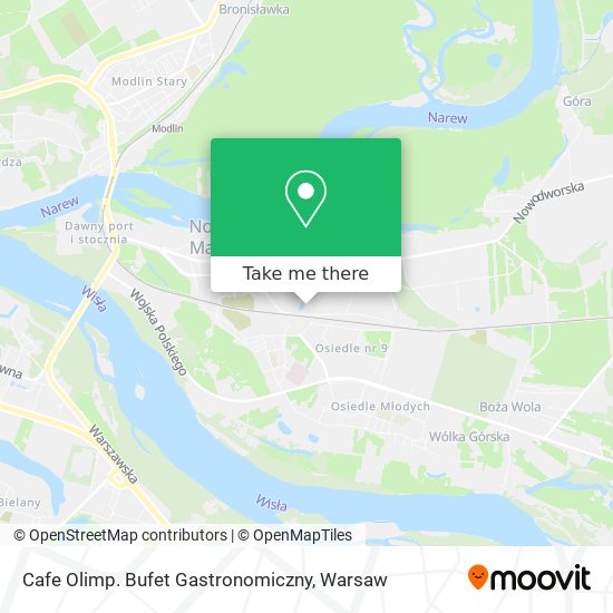 Cafe Olimp. Bufet Gastronomiczny map