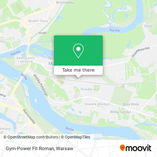 Gym-Power Fit Roman map