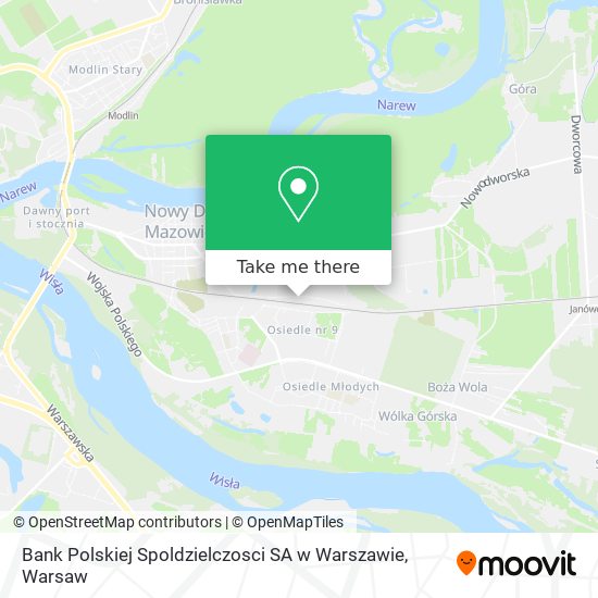 Bank Polskiej Spoldzielczosci SA w Warszawie map