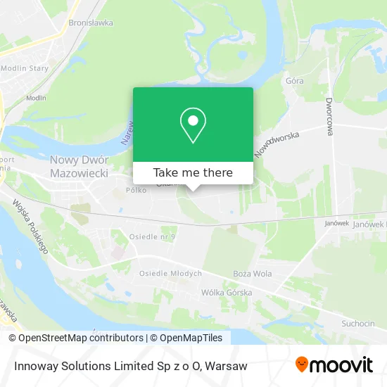 Innoway Solutions Limited Sp z o O map