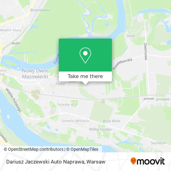 Dariusz Jaczewski Auto Naprawa map