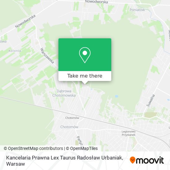 Карта Kancelaria Prawna Lex Taurus Radosław Urbaniak