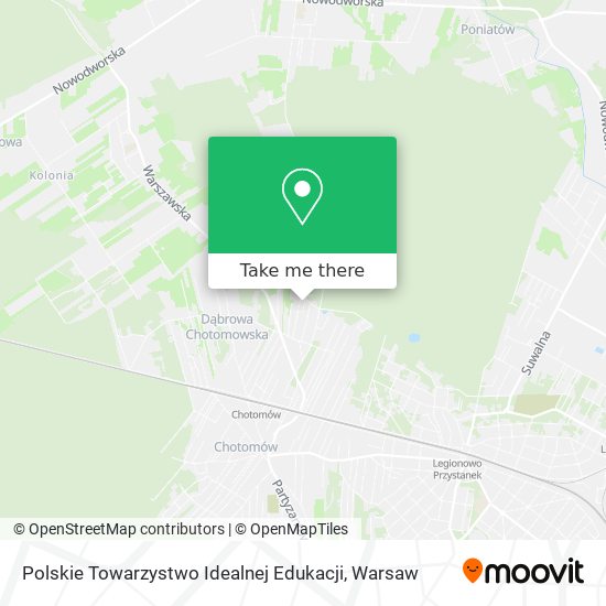 Polskie Towarzystwo Idealnej Edukacji map