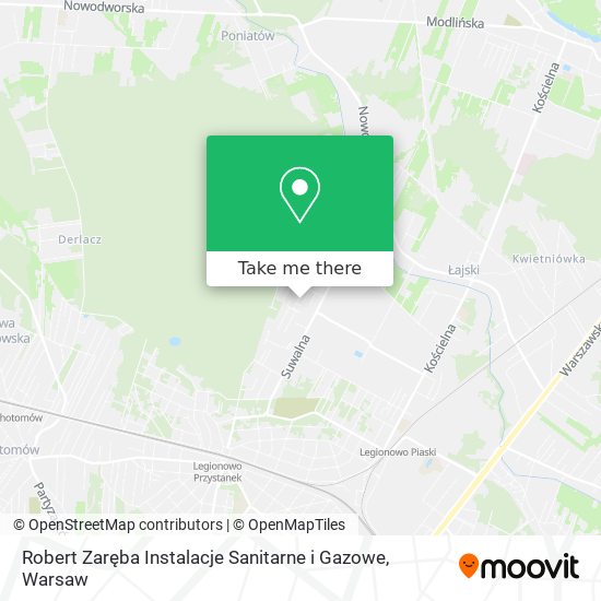 Robert Zaręba Instalacje Sanitarne i Gazowe map