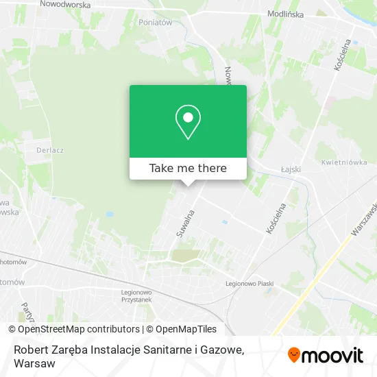 Robert Zaręba Instalacje Sanitarne i Gazowe map