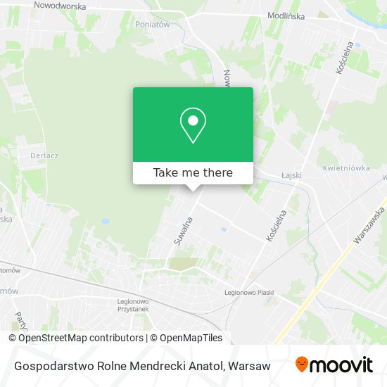 Gospodarstwo Rolne Mendrecki Anatol map