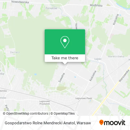 Карта Gospodarstwo Rolne Mendrecki Anatol