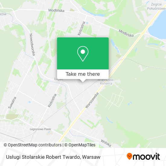 Usługi Stolarskie Robert Twardo map