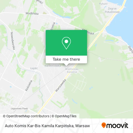 Auto Komis Kar-Bis Kamila Karpińska map