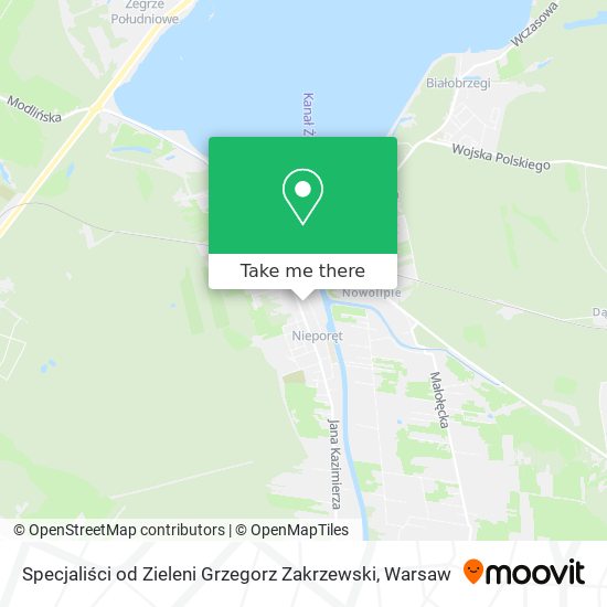 Specjaliści od Zieleni Grzegorz Zakrzewski map