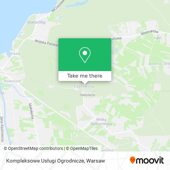 Kompleksowe Usługi Ogrodnicze map