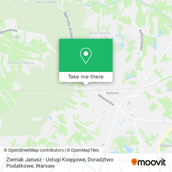 Ziemak Janusz - Usługi Księgowe, Doradztwo Podatkowe map