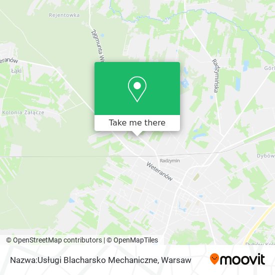 Nazwa:Usługi Blacharsko Mechaniczne map