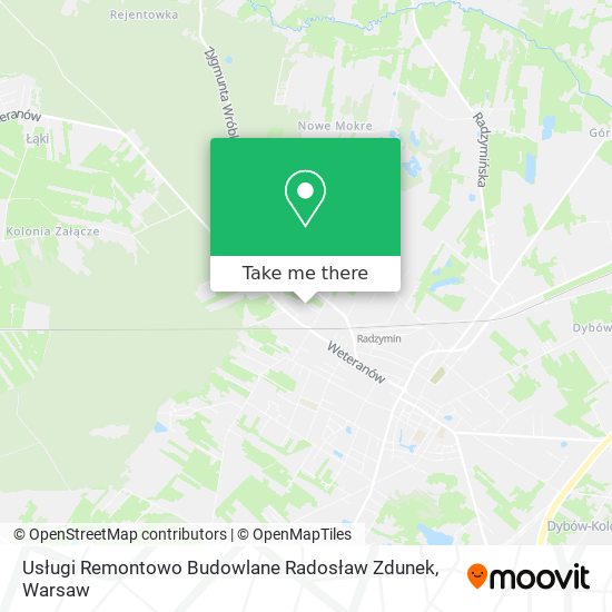 Usługi Remontowo Budowlane Radosław Zdunek map