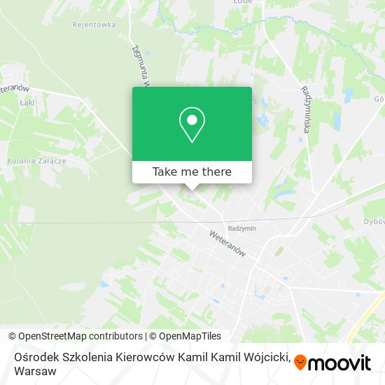 Ośrodek Szkolenia Kierowców Kamil Kamil Wójcicki map