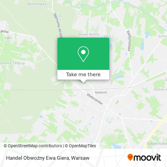 Handel Obwoźny Ewa Giera map