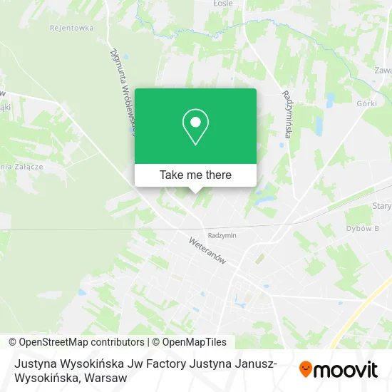 Justyna Wysokińska Jw Factory Justyna Janusz-Wysokińska map