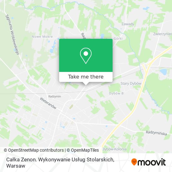 Całka Zenon. Wykonywanie Usług Stolarskich map