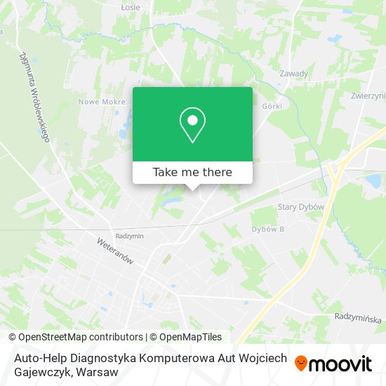 Auto-Help Diagnostyka Komputerowa Aut Wojciech Gajewczyk map