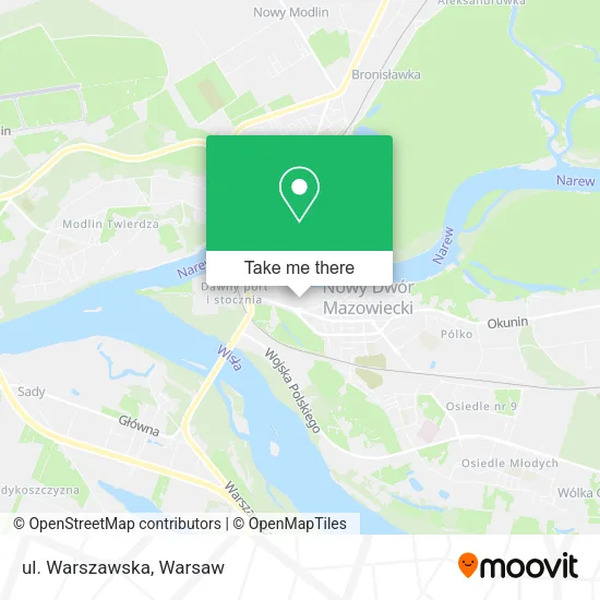 ul. Warszawska map