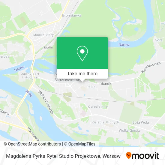 Карта Magdalena Pyrka Rytel Studio Projektowe