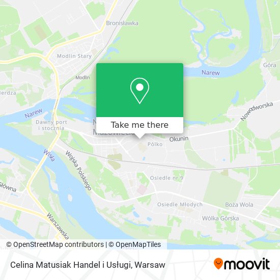 Celina Matusiak Handel i Usługi map