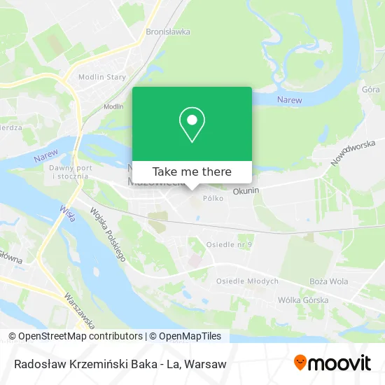 Radosław Krzemiński Baka - La map