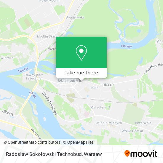 Radosław Sokołowski Technobud map