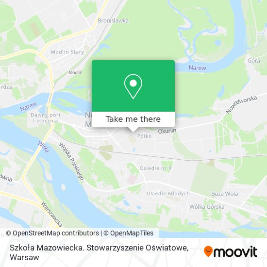 Szkoła Mazowiecka. Stowarzyszenie Oświatowe map