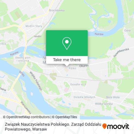 Związek Nauczycielstwa Polskiego. Zarząd Oddziału Powiatowego map